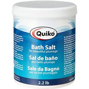 Quiko Badzout 1000 g - voor siervogels, reizigersduiven en kippen - versnelt het wisselen van veren