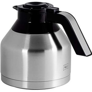 Melitta Thermoskan, inhoud 1,25 l, voor filterkoffiezetapparaten Aroma Elegance Therm en Aroma Elegance Therm DeLuxe, zwart/roestvrij staal