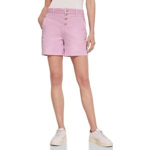 STREET ONE Jeansbermuda, zacht gewassen roze, 26 W, Zacht gewassen roze