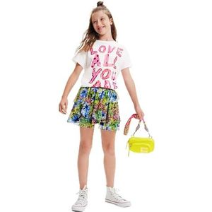 Desigual Jupe pour Filles, vert, 8 ans