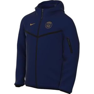 Nike Psg Mnsw Tch Flc Hoodie Fzwr Hooded Full Zip Ls Top Heren (1 stuk)