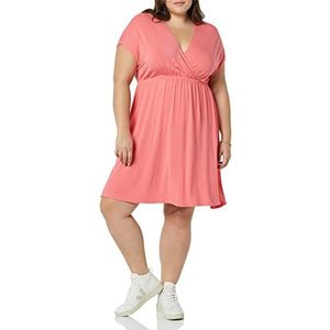 Amazon Essentials Robe en surplice pour femme (disponible en grande taille), rose vif, S