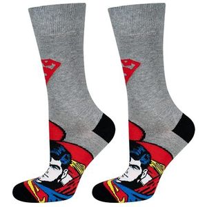 soxo Batman Herensokken, cadeau voor heren, origineel Superman 40 - 45 EU, 1-3 paar, Superman