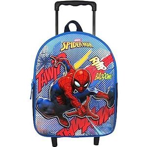 Bagtrotter Spider-Man rugzak met wieltjes, 31 cm, blauw, 25 x 11 x 31 cm, Blauw