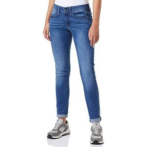 G-STAR RAW Jeans 3301 Mid Skinny pour femme, Bleu délavé D05889-6553-a889, 27W / 34L