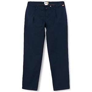 Timberland Cotton Linen Pant Pantalon pour homme, Saphir foncé, 35W / 34L