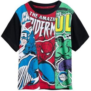 Desigual TS_Marvel T-shirt pour enfant, Noir, 10 años