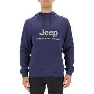 Jeep Xp Xtreme Performance Jx223a Hoodie met oversized print, lange gebreide hoodie voor heren
