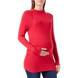 Noppies Top Sebring Nursing Dames shirt met lange mouwen Jester Red - P977, 44, Jester Red – P977