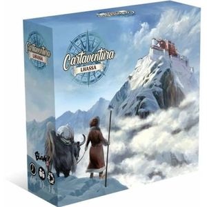 Blackrock Games Blam! Cartaventura: Lhasa • Verhalend bordspel – coöperatief spel – met familie, vrienden of solo – van 1 tot 6 spelers – vanaf 10 jaar – 60 minuten