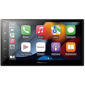 Pioneer SPH-DA360DAB-F 2DIN multimedia-ontvanger 6,8 inch capacitief touchscreen met WLAN, Apple CarPlay, Android Auto en DAB+, inclusief displaybeschermfolie