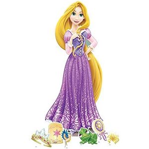 STAR CUTOUTS SP007 Rapunzel kartonnen feestdecoratie met zes mini-feestaccessoires, Disney-prinses, maat M