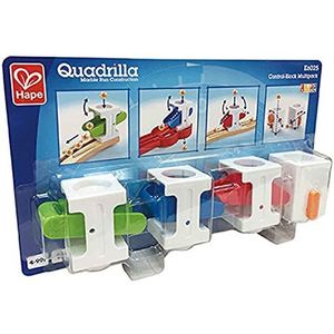 Hape E6025 - Bedieningsblokset voor quadrilla, vier verschillende bedieningsblokken, vanaf 4 jaar, meerkleurig