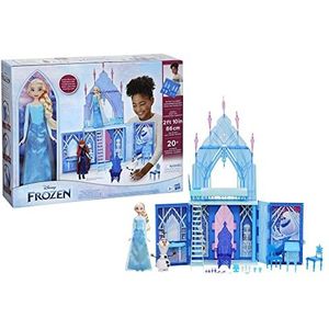 Disney Frozen 2 ijspaleis Elsa en Olaf poppen kasteel set voor kinderen vanaf 3 jaar