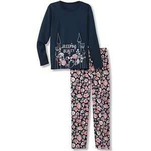 CALIDA Girls Princess Pijama Set voor meisjes, Pauw Blauw
