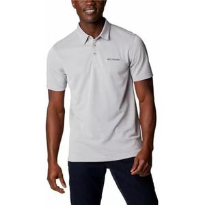 Columbia Nelson Point™ Poloshirt met korte mouwen voor heren, lichtgrijs