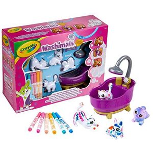 Crayola Washimals Pets Tub Navulling, Kleur en Was Je Kleine Huisdieren, Ideaal Als Cadeau, Geschikt Voor Kinderen Vanaf 3 Jaar