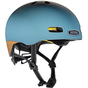 Nutcase Street-Large-Blue Steel Helmets Unisex Volwassenen Niet Mentioneerd