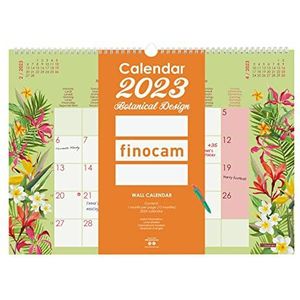Finocam - Kalender 2023 internationaal wanddesign januari 2023 - december 2023 (12 maanden) Botanic International
