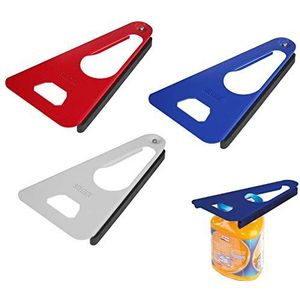 Westmark 10494470 multifunctionele opener Sieger Twist (wit/blauw/rood)