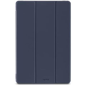 Hama Beschermhoes met klep voor Samsung Galaxy Tab A9+ 11 inch (11 inch (11 inch), standfunctie, opvouwbaar, transparant, zakelijke stijl, blauw