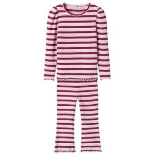 NAME IT Nmfbalisa Ls Xsl Set Pb Nmfbalisa Ls Xsl Pb Set Meisjes (Set van 1), Framboos