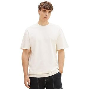 TOM TAILOR Denim T-shirt pour homme, 12906 – Wool White., L