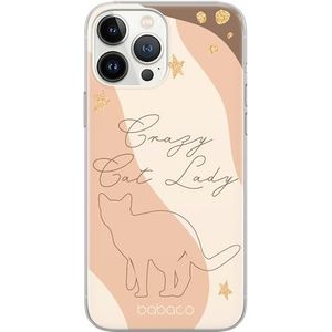 ERT GROUP iPhone 13 PRO hoes origineel en officieel gelicentieerd Babaco motief Cats 009 perfect aangepast aan de vorm van de mobiele telefoon