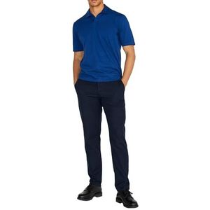 Sisley Polo T-shirt pour homme, Bleu brillant 901, S
