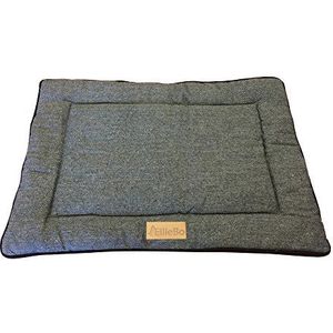 Ellie-Bo Tweed-mat voor middelgrote hondenkooi en kooi, van kunstbont, omkeerbaar, 76,2 cm