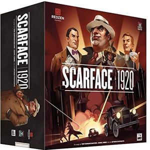 SD GAMES Scarface 1920 Strategie-bordspel voor 1 tot 4 spelers, aanbevolen vanaf 14 jaar