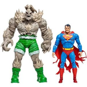McFarlane Toys – DC Multiverse – Superman Vs Doomsday – Gold Label – verzamelfiguur en accessoires – stripfiguren – vanaf 12 jaar Lansay