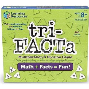 Learning Resources Tri-FACTA vermenigvuldigings- en delingsset, 35 x 31 x 5,5