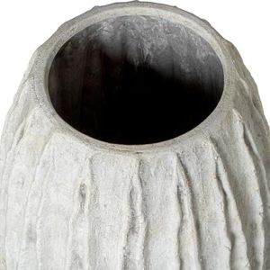 Alexandra House Living Vase gris céramique 28 x 50 cm