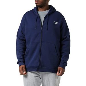 Reebok Identity Fleece Zip Up Herenjassen, Vector Navy