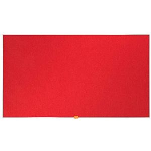 Prikbord van rood vilt, Nobo Widescreen, 55 inch, 1905312