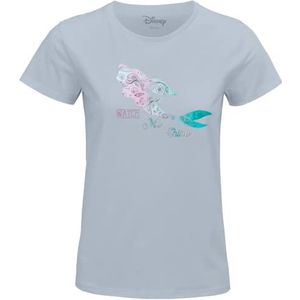 cotton division T- Shirt Femme, Bleu, S