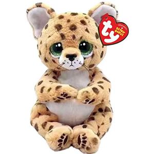 TY Lloyd Leopard Beanie Bellie Regular 6 inch | Beanie Baby Zacht pluche | Verzamelobject van knuffelig pluche