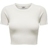 JdY Jdy Cirkeline S/S Crop Top Knt Noos gebreide damestop, Cloud Danser