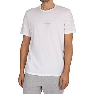 Calvin Klein S/S Crew Pijama voor heren, Wit.