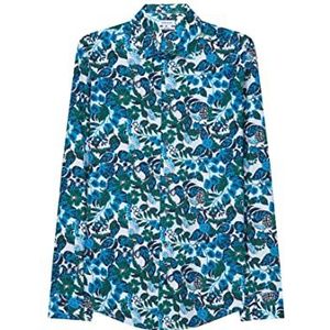 seidensticker Businesshemd heren hemd turquoise (turquoise), 46, Turkoois (Turkoois)
