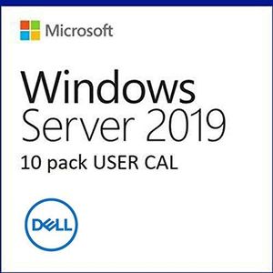 Dell Software: Microsoft Windows Server 2019 - User CALs (standaard of Datacenter) - 10 licenties