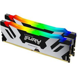 Kingston Fury Renegade DDR5 RGB XMP 32 GB 6800 MT/s DDR5 CL36 DIMM geheugen voor gamer-pc, 2 stuks - KF568C36RSAK2-32