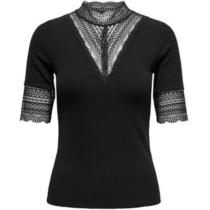 Onltilde Haut à col haut S/S JRS Noos, Noir, XS