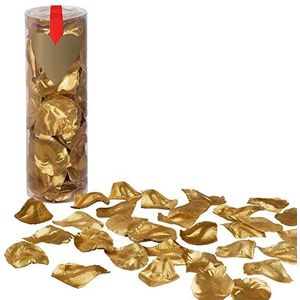 Boland - Cilinder met rozenblaadjes, 288 stuks, 10130712, goud, Taglia Unica