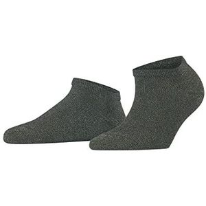 FALKE Shiny dames sneakersokken - grijs (flint grey) - Maat: 35-38