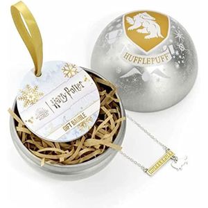 Harry Potter Huffelpuf bal met zelfgemaakte halsband