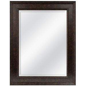 MCS 20676 spiegel met frame, 54 x 69 cm, bronskleurig