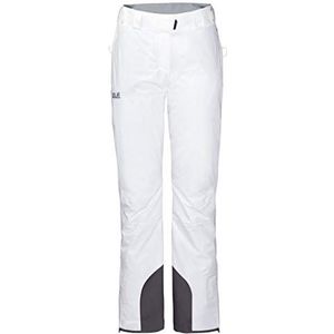 Jack Wolfskin Powder Mountain Pantalon 111851 Damesbroek, poederbroek, voor dames, White Rush