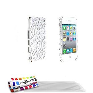 Harde beschermhoes voor iPhone 4 / iPhone 4S [Le Palace Premium], ultradun, incl. 3 schermbeschermfolies ""UltraClear"", incl. stylus en reinigingsdoekje voor de Apple iPhone 4 / iPhone 4S